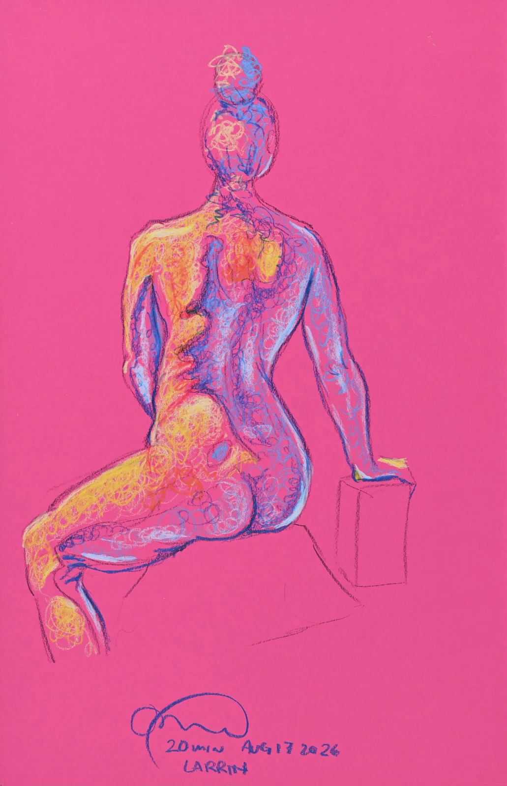 Lying-side figure by Riley Adamson