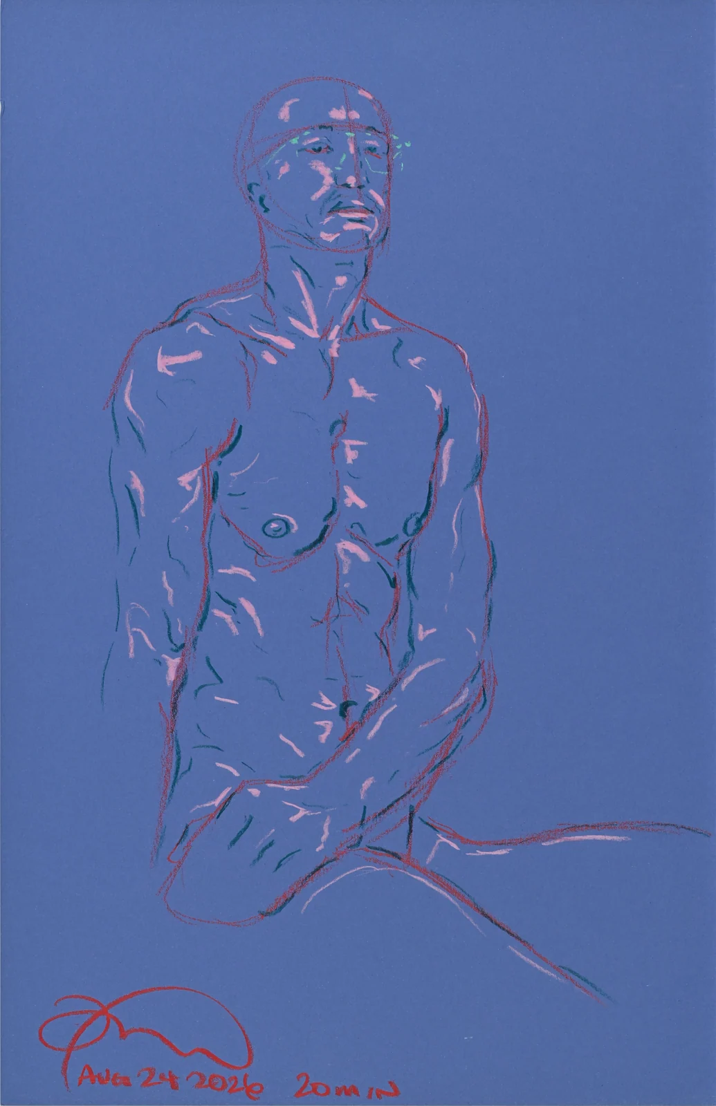 Lying-side figure, side view by Riley Adamson