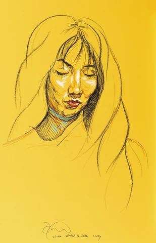 Seated portrait, front view