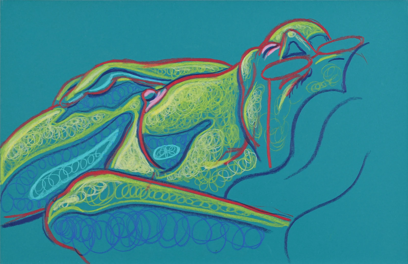 Lying-side figure by Riley Adamson