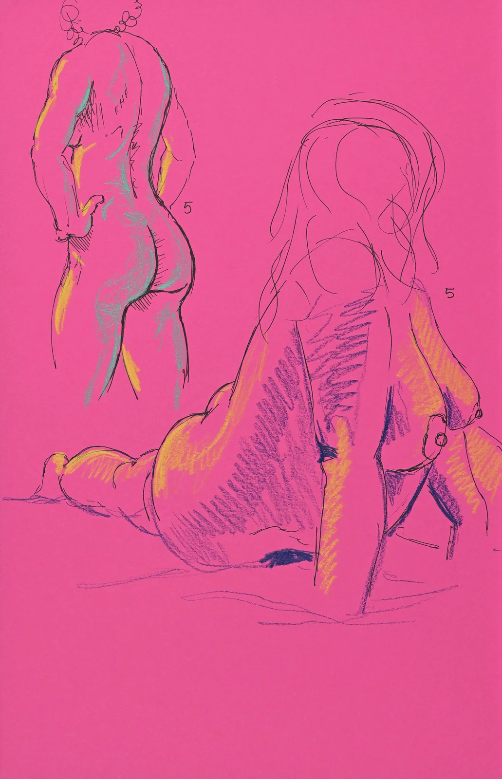 Figure drawing by Riley Adamson