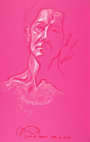 Figure drawing, front view