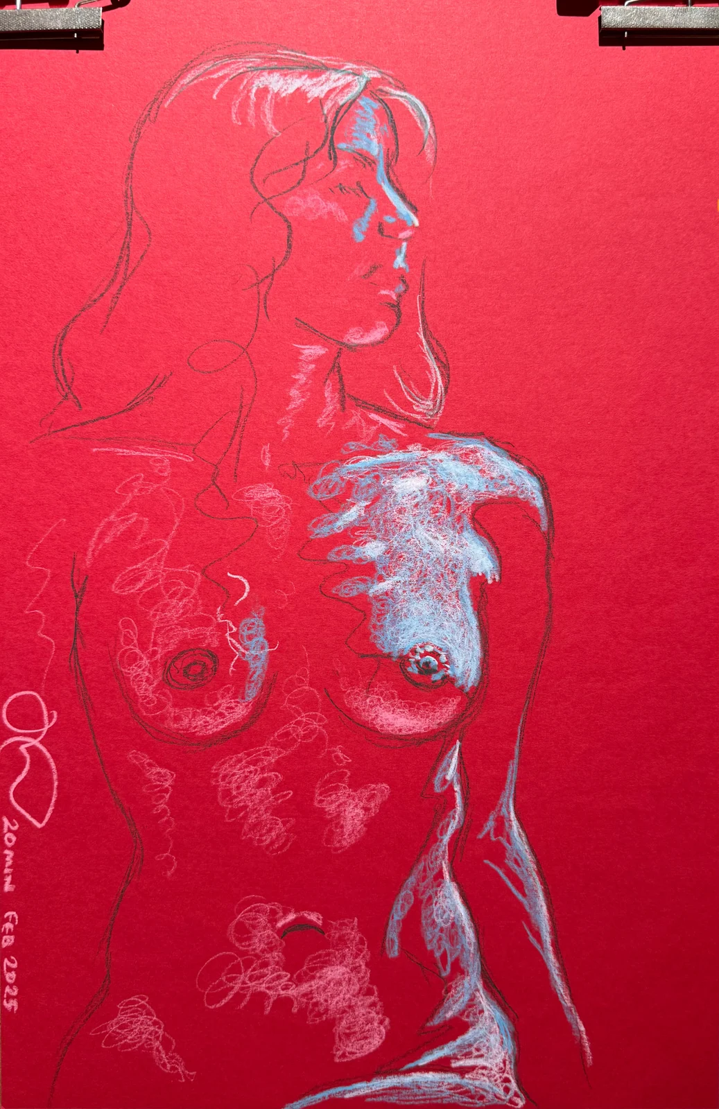 Portrait, side view by Riley Adamson