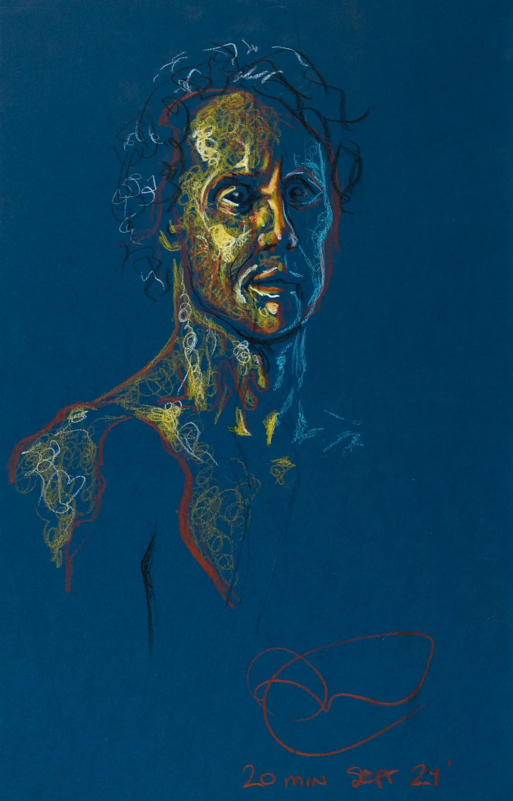 Seated portrait, front view by Riley Adamson