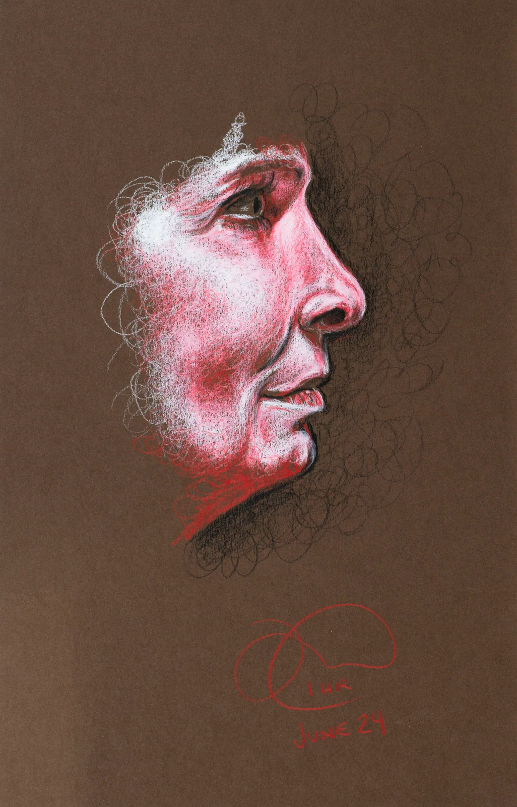 Portrait, side view by Riley Adamson