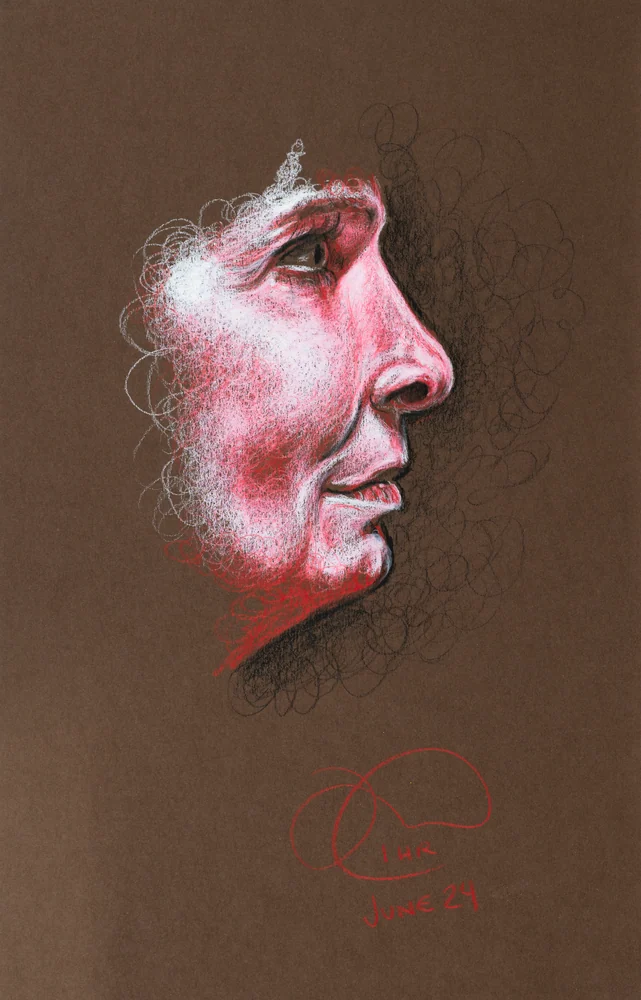 Portrait, side view by Riley Adamson