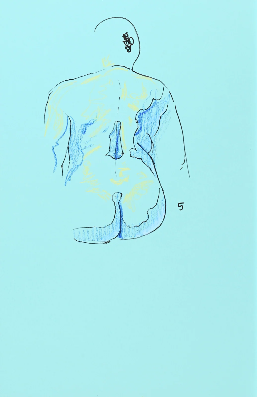 Lying-side figure by Riley Adamson