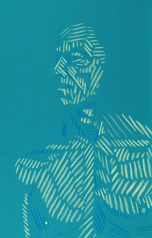 Seated figure, front view