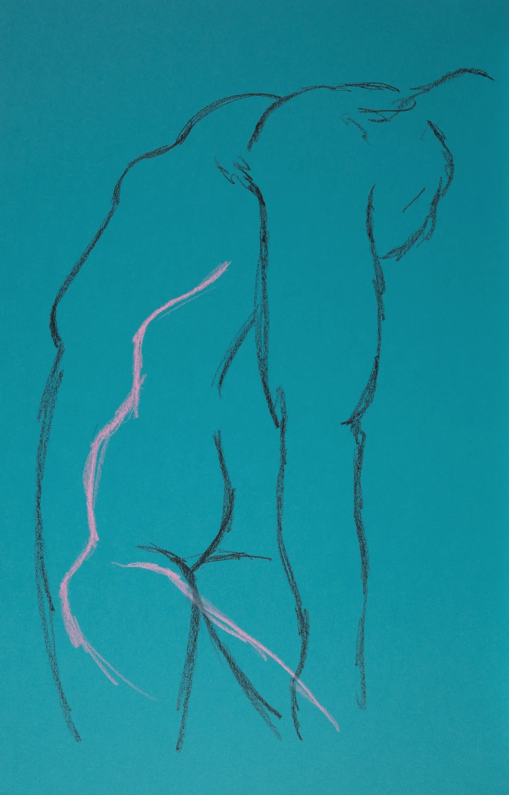 Standing figure, back view by Riley Adamson