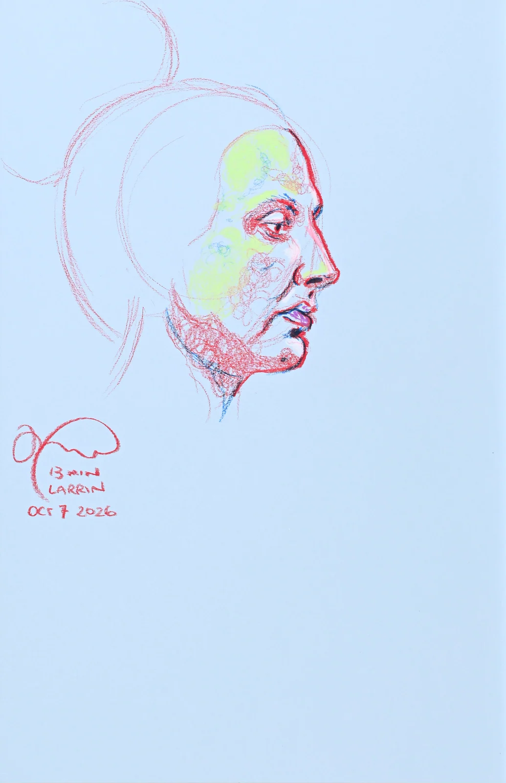 Portrait, side view by Riley Adamson