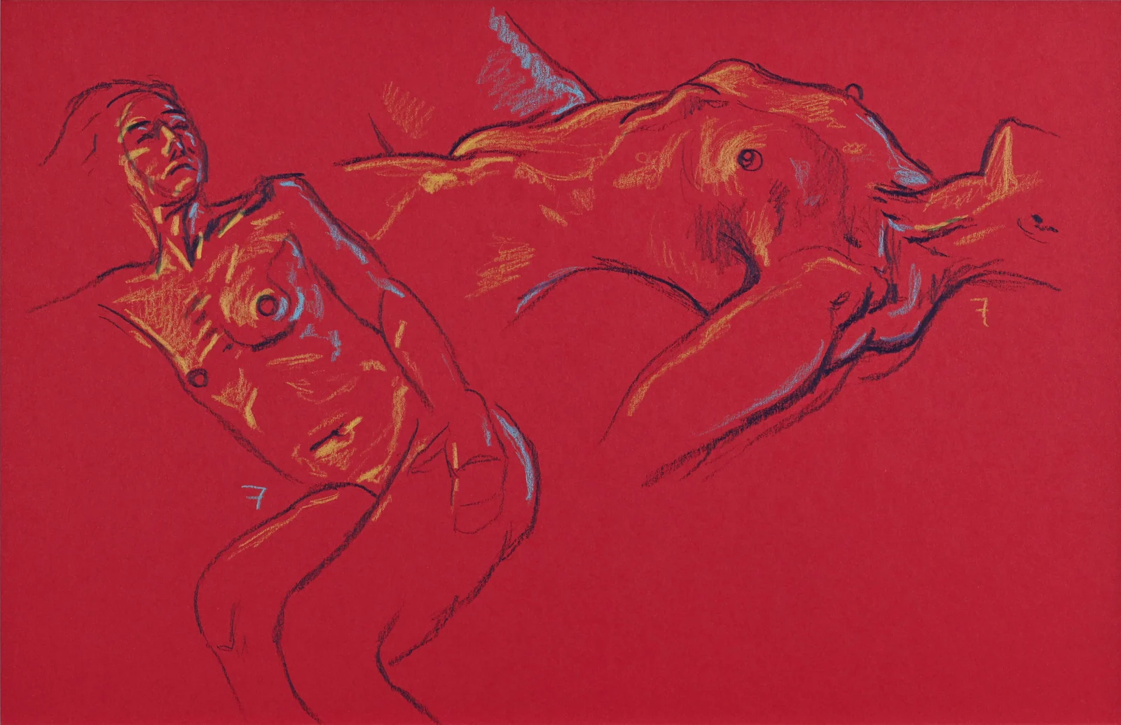Figure drawing by Riley Adamson