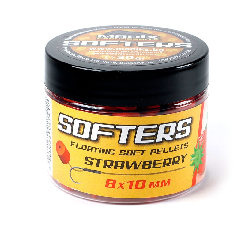 Меки плуващи пелети Softers 8*10 мм