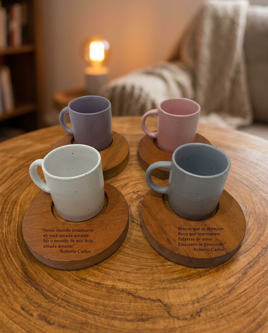 Conjunto Café Cerâmica