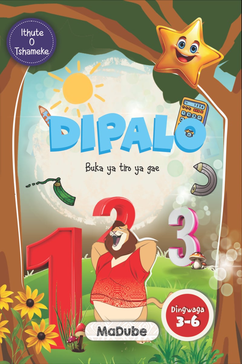 Dipalo Setswana numbers workbook cover