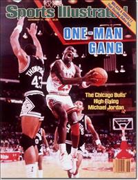 Sports Illustrated cover, November 17, 1986: Michael Jordan