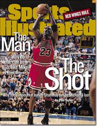 Sports Illustrated cover, June 22, 1998: Michael Jordan