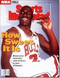 Sports Illustrated cover, June 22, 1992: Michael Jordan