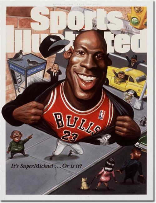 Sports Illustrated cover, March 20, 1995: Michael Jordan