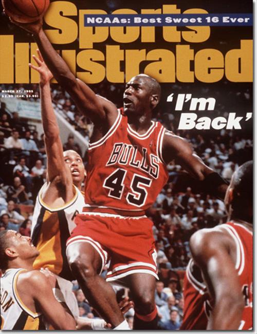 Sports Illustrated cover, March 27, 1995: Michael Jordan