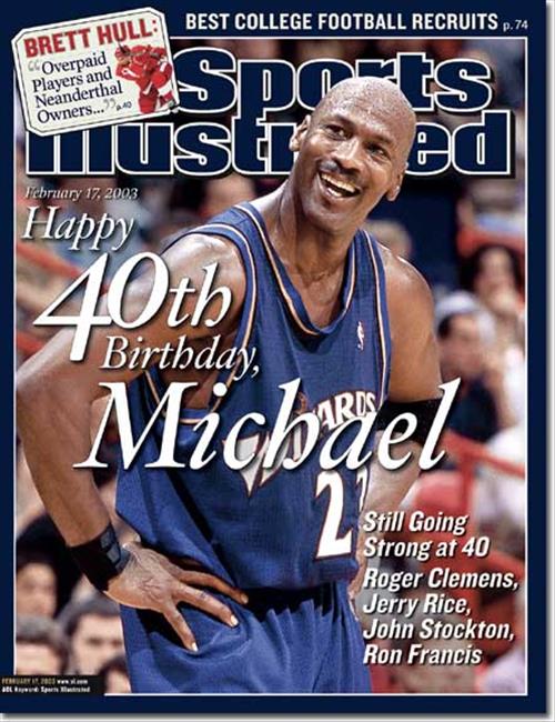 Sports Illustrated cover, February 17, 2003: Michael Jordan