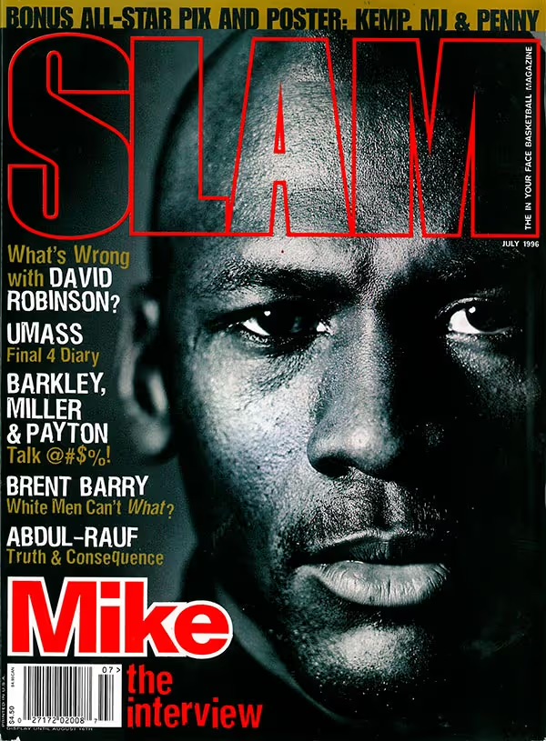 SLAM cover, July 1996: Michael Jordan