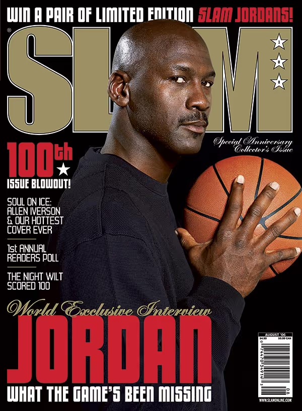 SLAM cover, August 2006: Michael Jordan