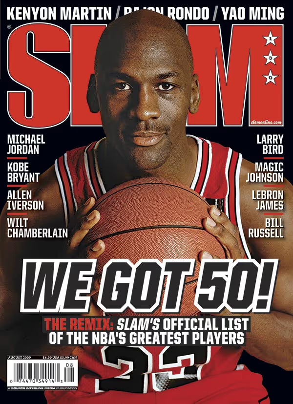 SLAM cover, August 2009: Michael Jordan