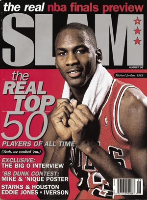 SLAM cover, August 1997: Michael Jordan