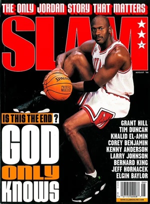 SLAM cover, August 1998: Michael Jordan