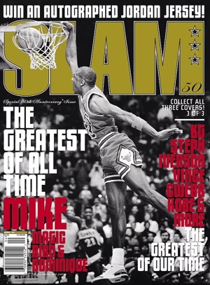 SLAM cover, April 2001: Michael Jordan