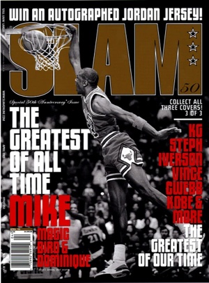 SLAM cover, April 2001: Michael Jordan