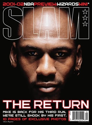 SLAM cover, December 2001: Michael Jordan
