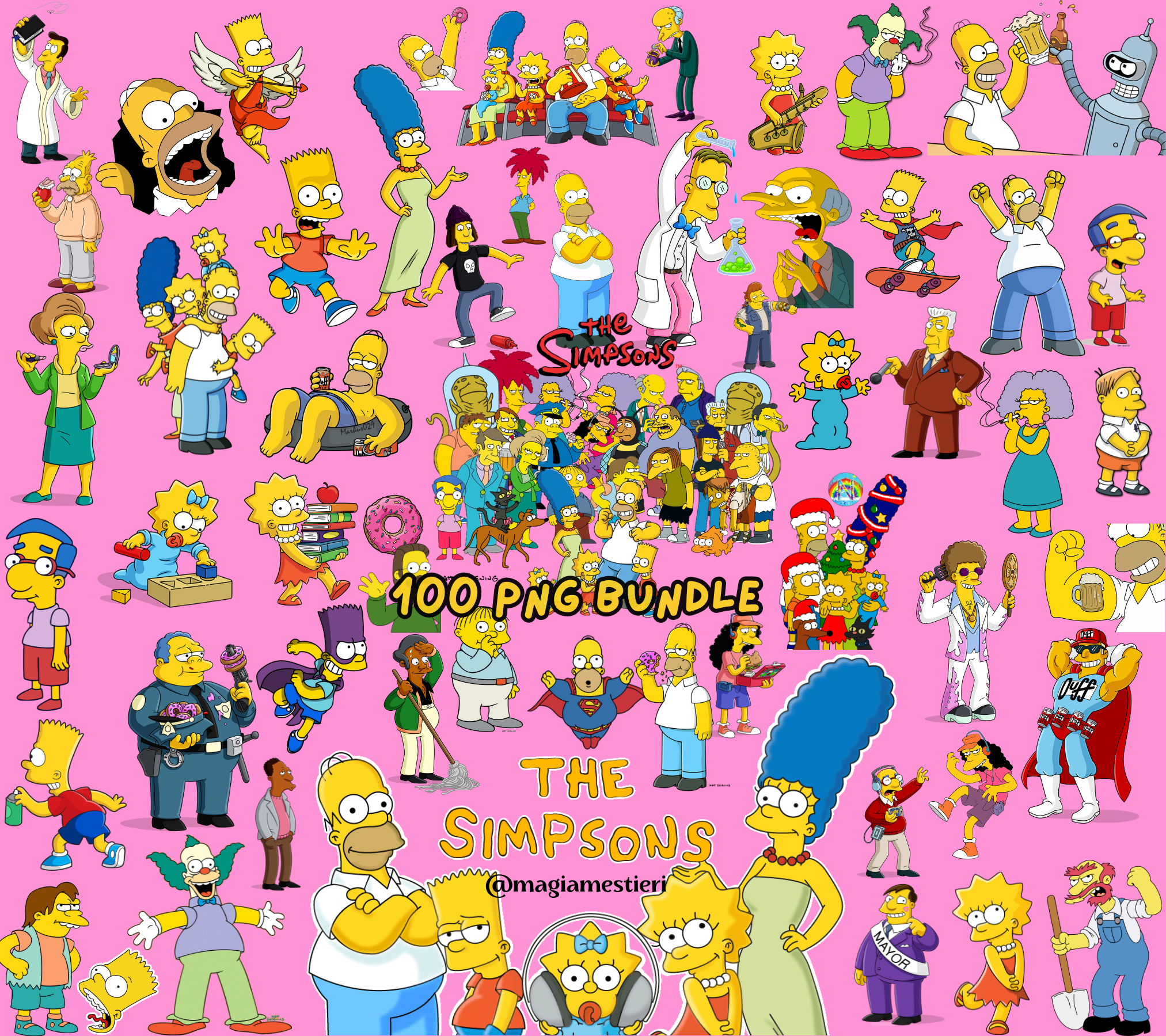 Simpsons PNG Clipart