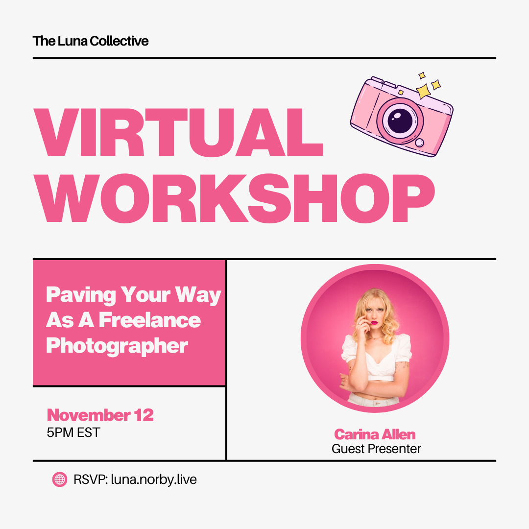 Paving Your Way As A Freelance Photographer with Carina Allen @rlyblonde