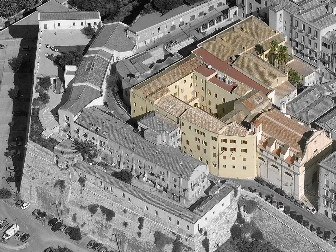 Veduta aerea del Collegio di Santa Croce