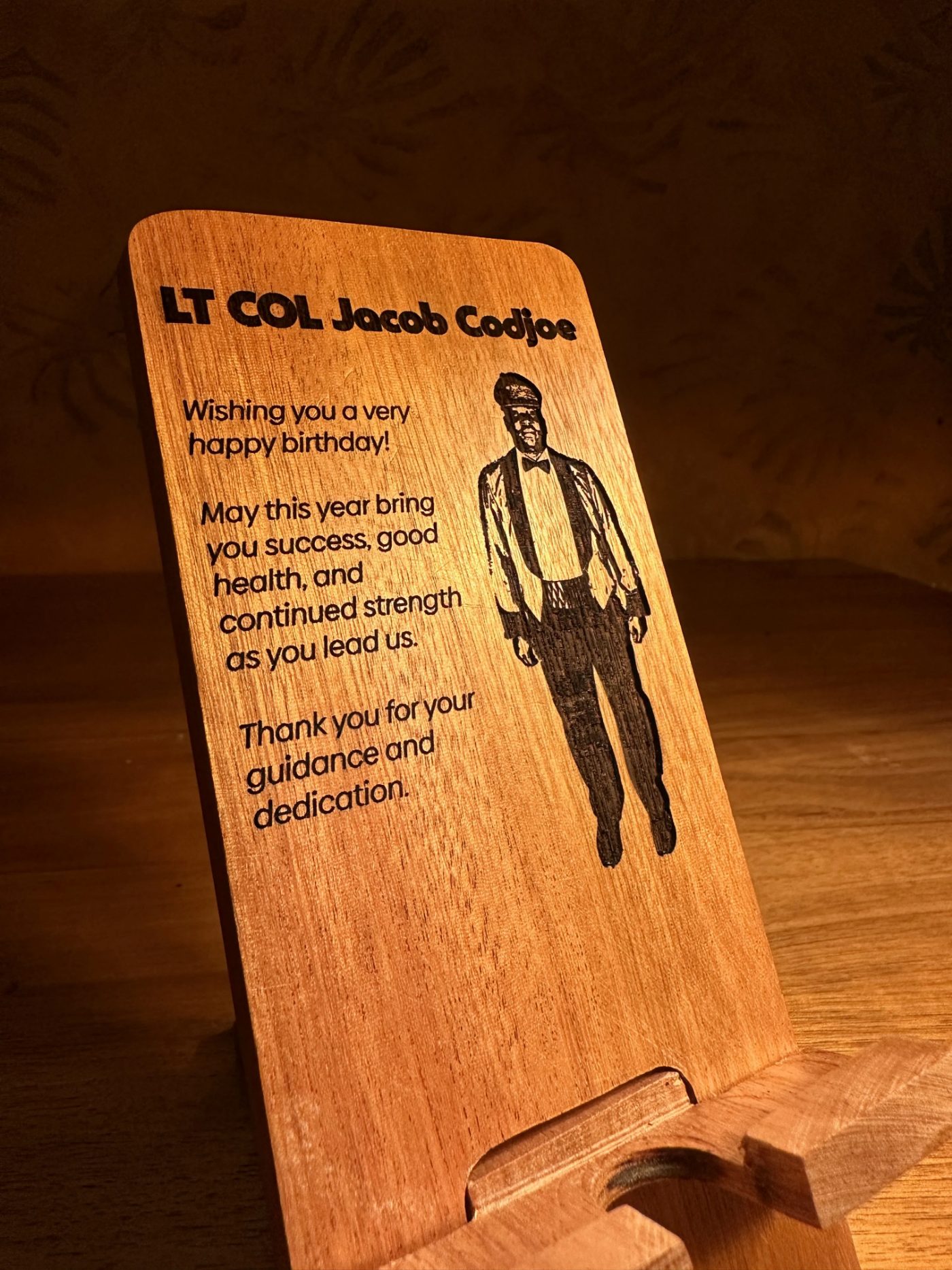 Wooden Birthday Gift