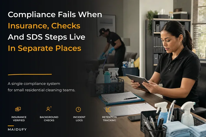 Avoid costly compliance gaps: a health, safety and legal compliance system for residential cleaners