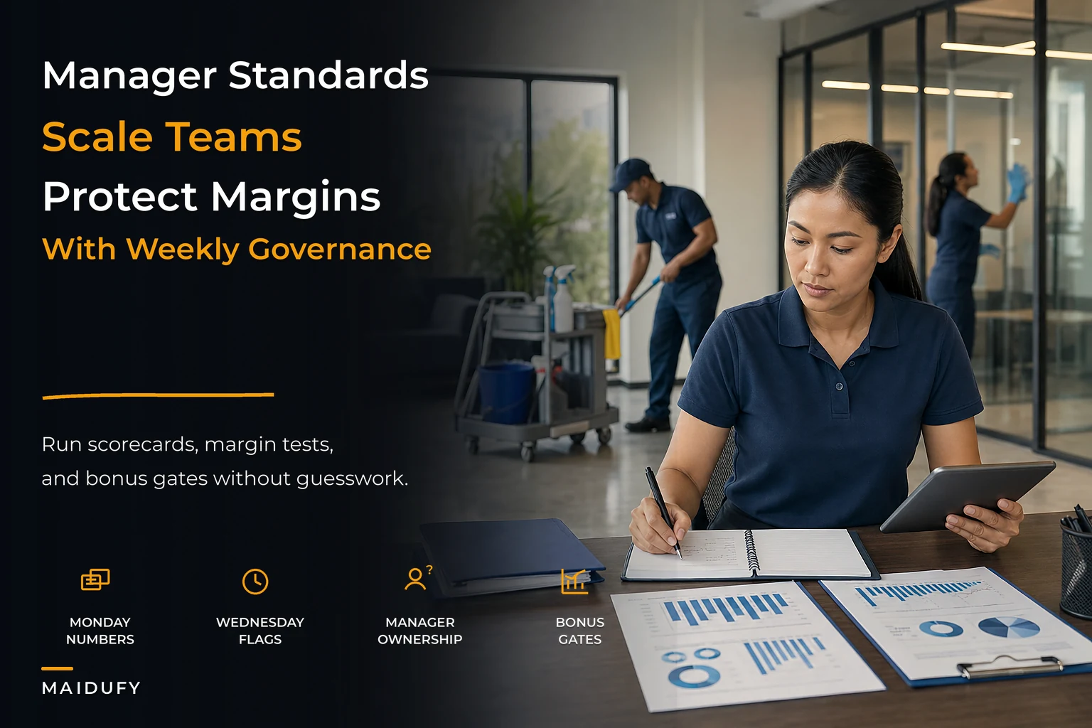 Manager standards that scale teams and protect margins