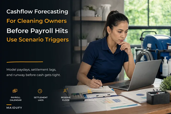 Owner cashflow forecasting playbook for mobile cleaning businesses