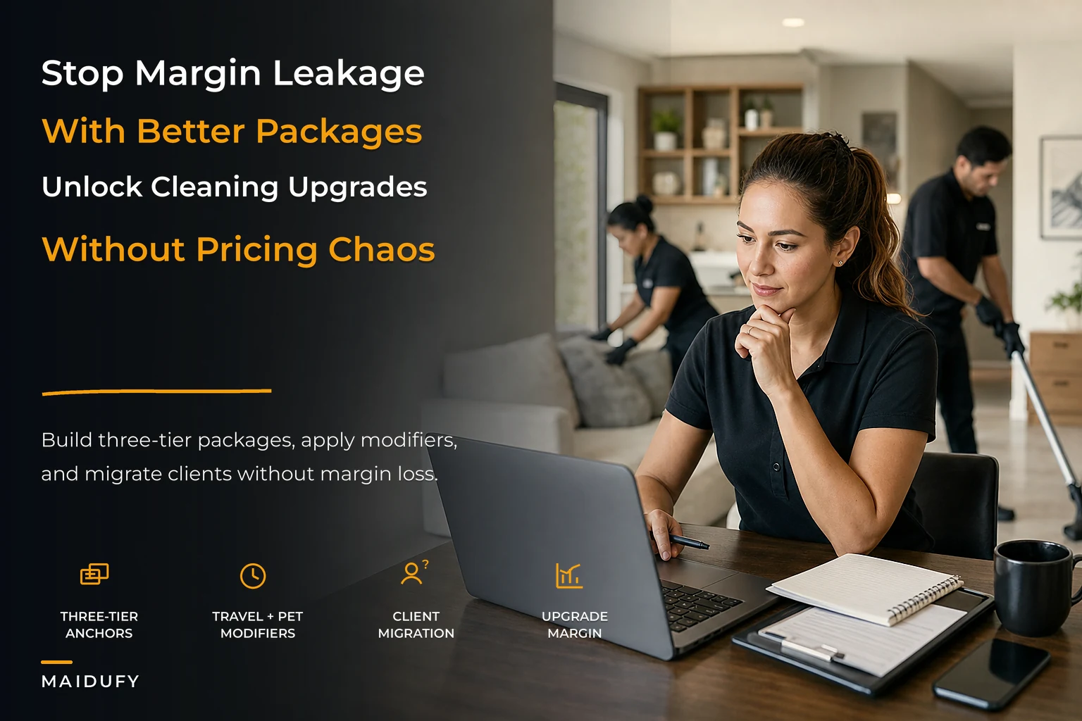 Service packaging that stops margin leakage and unlocks upgrades