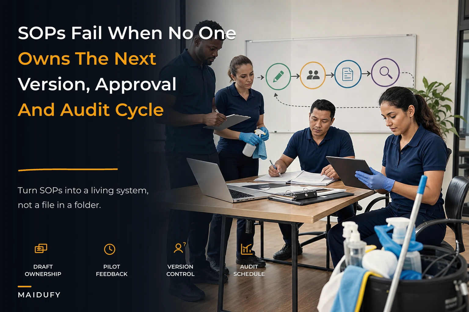 SOP Governance for Cleaning Businesses: A Lightweight Versioning, Approvals and Audit Lifecycle