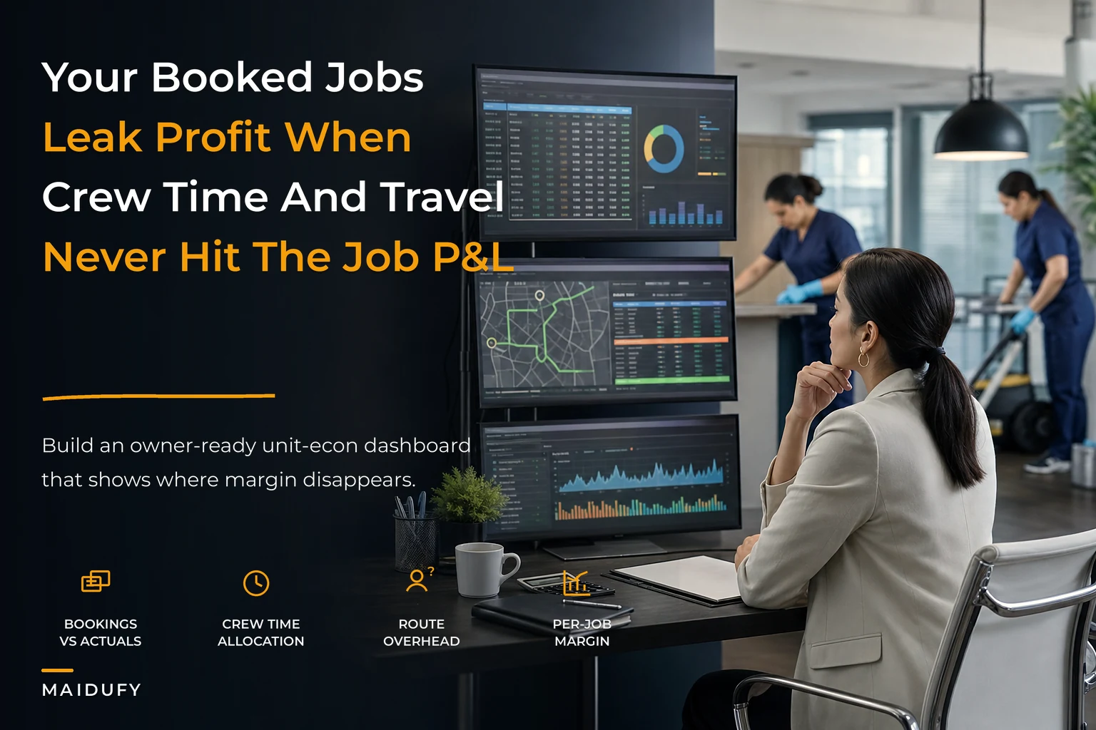 Your cleaning business is leaking profit: build an owner-ready unit-econ dashboard to fix margins