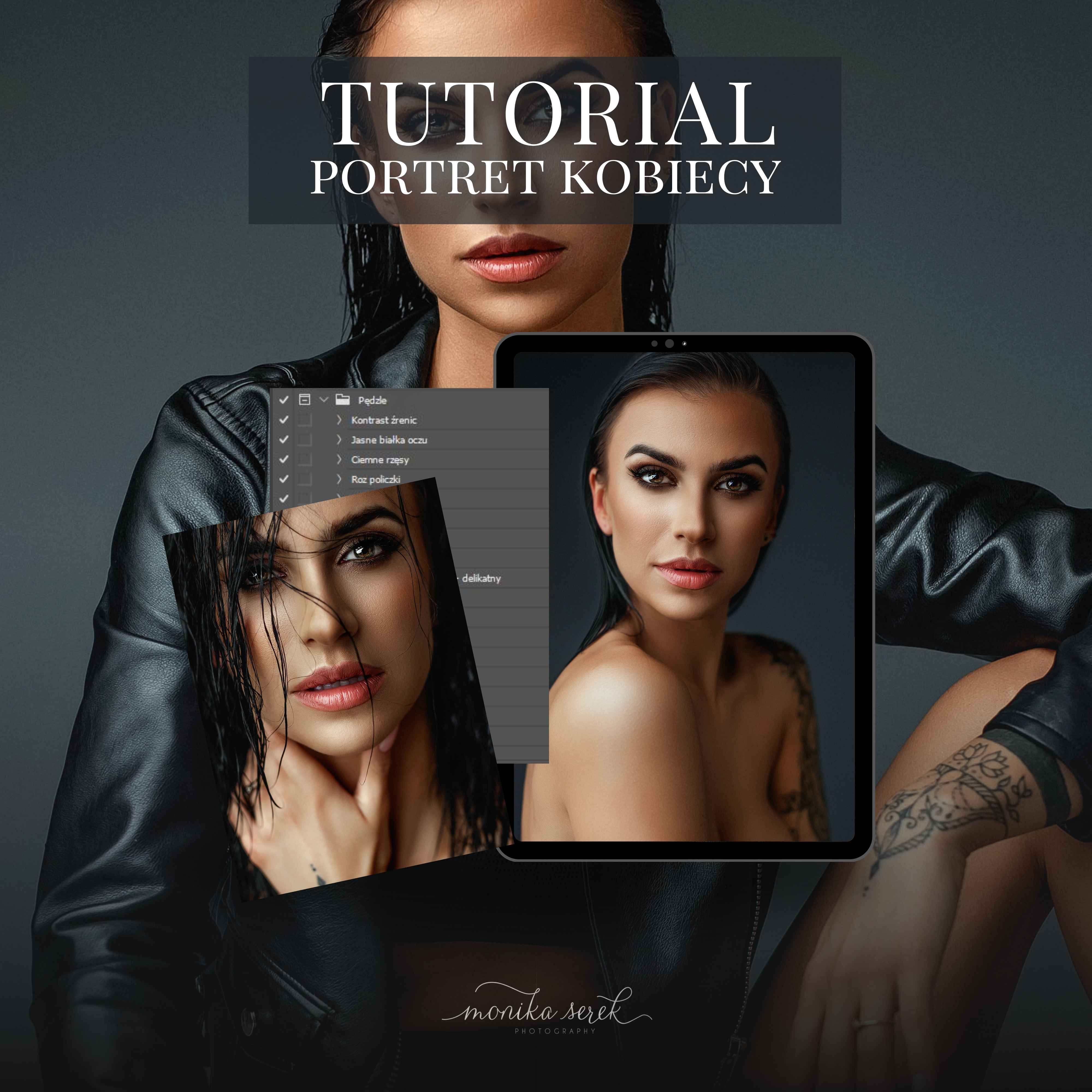 Tutorial portret kobiecy Fashion/ High Retouch