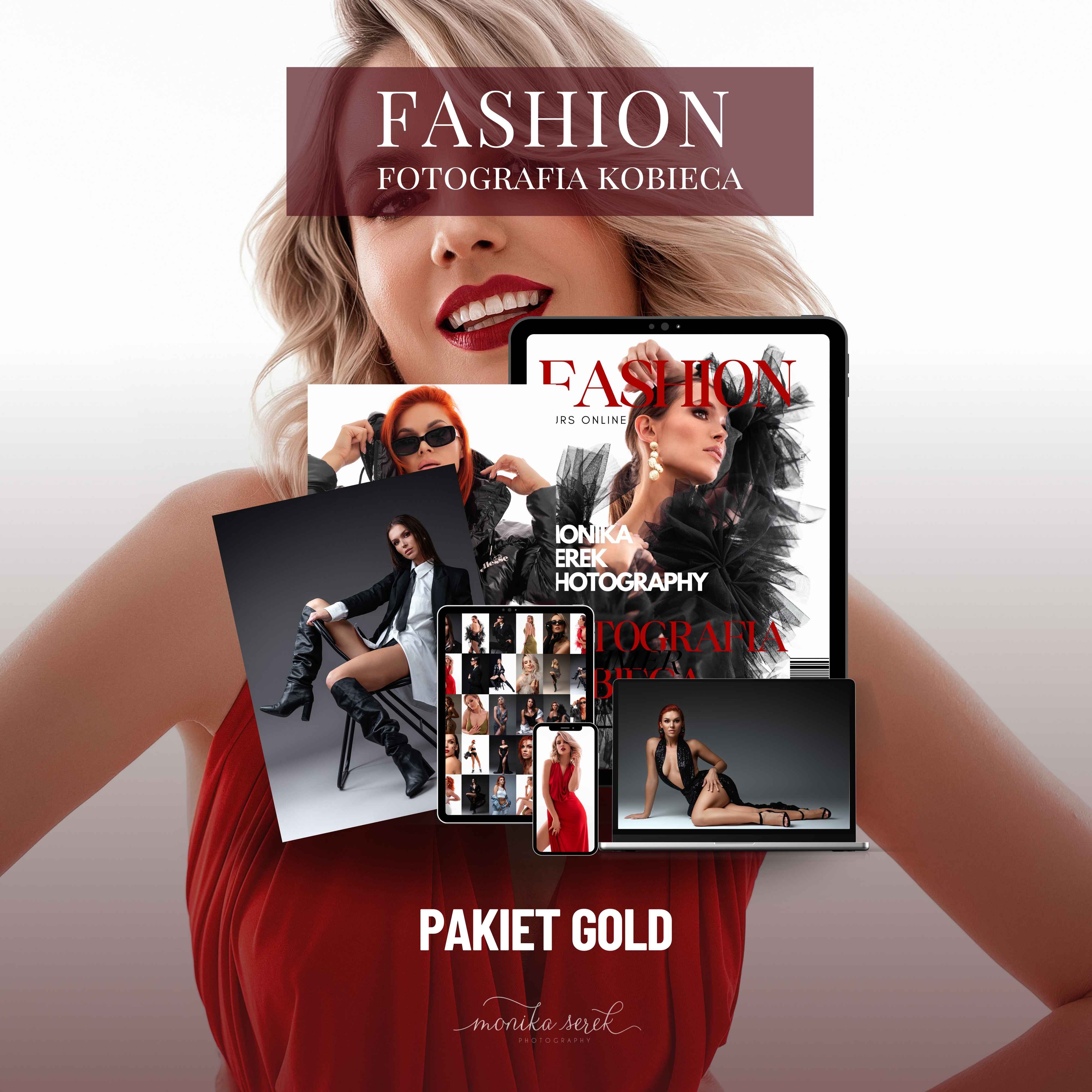 Kurs Fotografia Kobieca w stylu Fashion - Pakiet GOLD