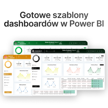 Gotowe szablony dashboardów w Power BI