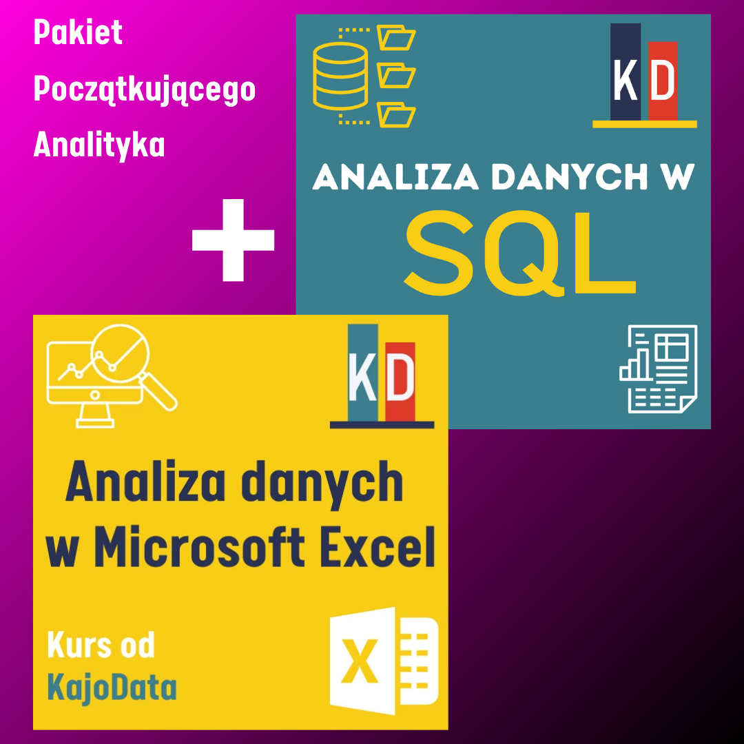 Pakiet Kursów Analiza Danych w Excelu i SQL