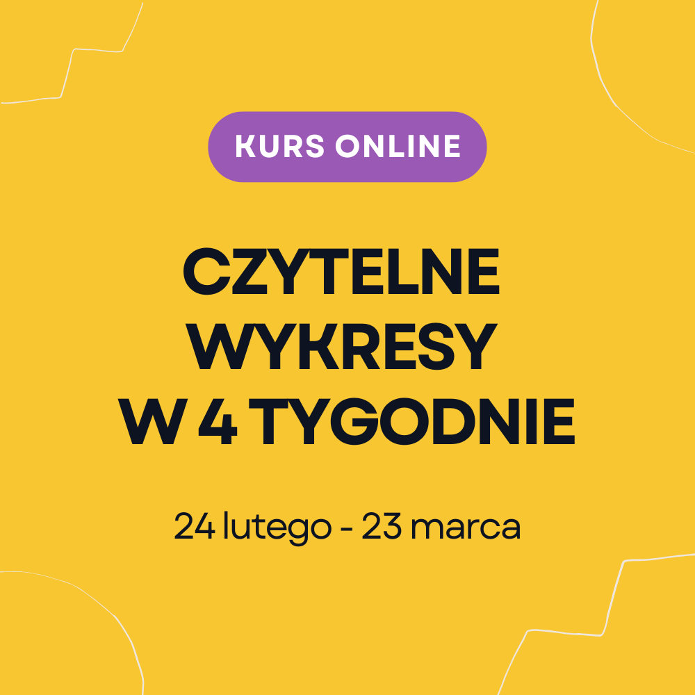 Czytelne wykresy w 4 tygodnie - kurs online