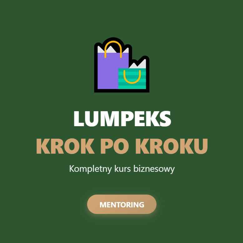 Lumpeks Krok Po Kroku - Pakiet Mentoring VIP