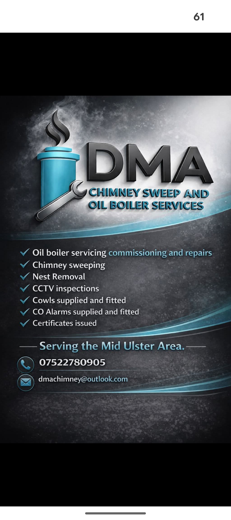DMA Chimney Sweep And Oil Boiler Services