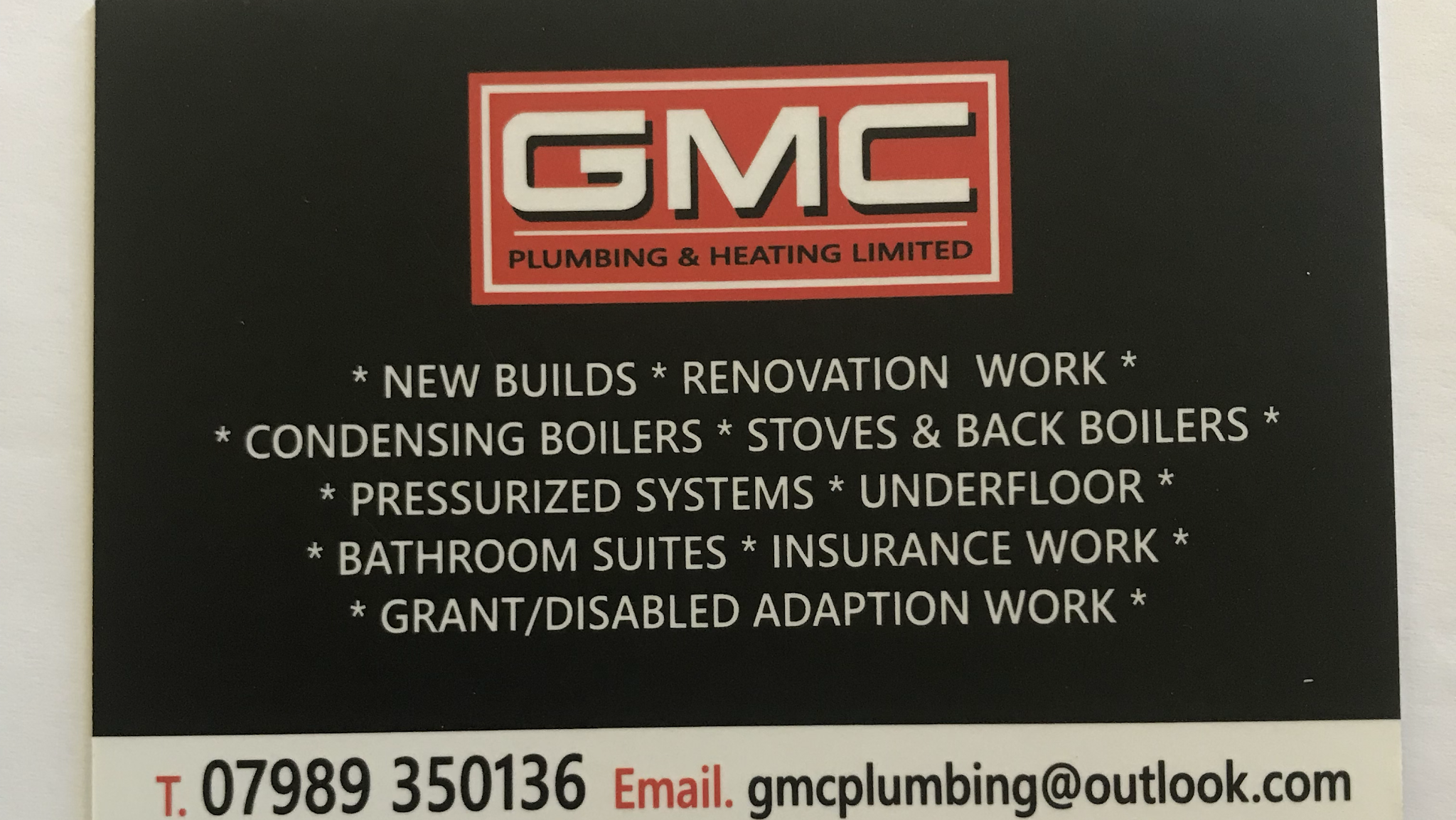 GMC plumbing and heating ltd